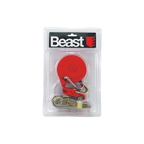 Sangle d'Arrimage à Crochets 765kg 4.5m x 50mm - Usage intensif - Résistante et Fiable - Beast