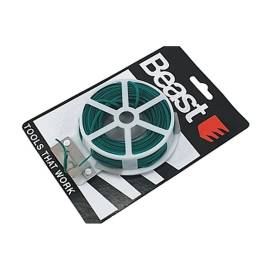 Rouleau de Fil de Fer 30 m - Plastique Coated - Robuste et durable - Usage Professionnel - Beast