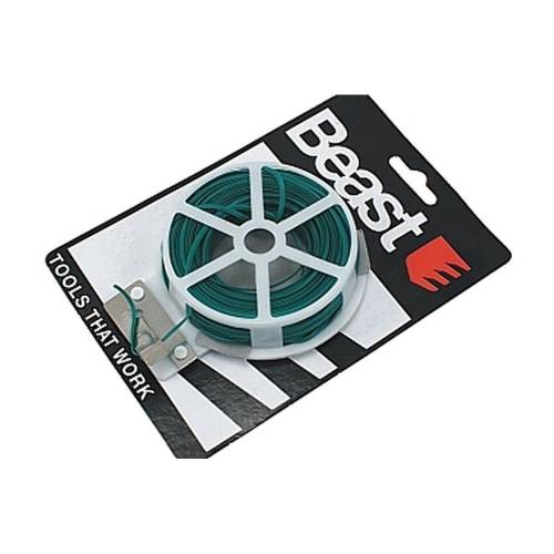 Rouleau de Fil de Fer 30 m - Plastique Coated - Robuste et durable - Usage Professionnel - Beast