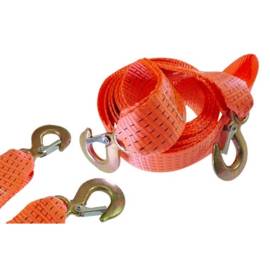 Corde de Câble Plat 4 m 50mm - 2000kg de Résistance - Idéale pour Levage et Fixation - Robuste et durable - Beast