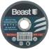 Disque de Coupe 125 x 1 x 22.2 mm - Métal Q++ - Précision et Performance - Beast - Beast