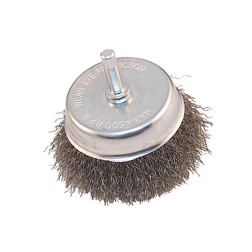 Brosse Couvette Acier 80 mm - Pivot 6 mm - Résistante et Efficace - Usage Professionnel - Beast