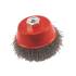 Brosse Rotative M14 80 mm - Acier - Norme Straight Cup - Idéale pour Finitions Précises - Acier haute qualité - Beast