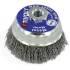 Brosse Rotative M14 80 mm - Acier, Norme Straight Cup - Idéale pour Finitions Précises - Beast