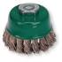 Brosse Rotative M14 80 mm - Acier - Norme Straight Cup - Idéale pour Finitions Précises - Acier haute qualité - Beast