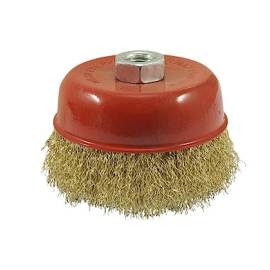 Brosse Rotative M14 100 mm - Acier, Norme Straight Cup - Idéale pour Finitions et Décapage - Beast - Beast