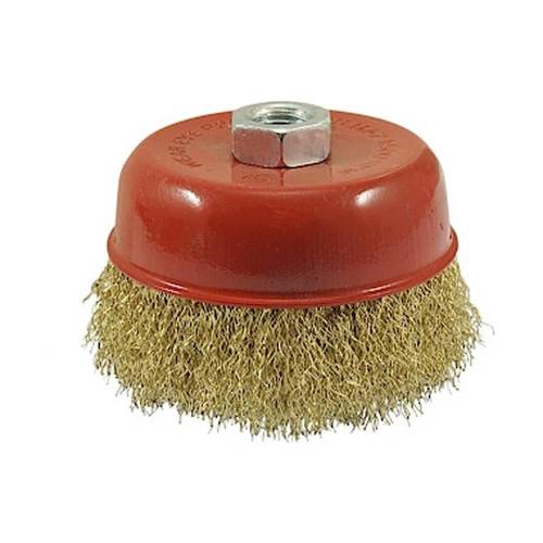 Brosse Rotative M14 100 mm - Acier - Norme Straight Cup - Idéale pour Finitions et Décapage - Résistance et précision - Beast