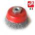 Brosse Rotative M14 80 mm - Acier - Norme Straight Cup - Idéale pour Finitions Précises - Acier haute qualité - Beast