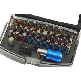 Jeu d'Embouts S2 Steel 30x - 30 Embouts Couleur, 2 Adaptateurs - Pratique et Polyvalent - Beast