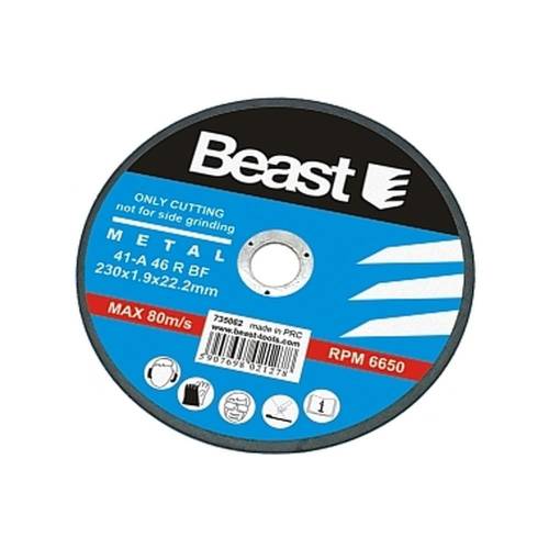 Disque de Coupe 230 x 1.9 x 22.2 mm - Métal Q++ - Précision et Performance - Beast