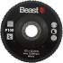 Disques Abrasifs P100 125/22 mm - 3 Pcs - Performance Élevée - Idéal pour Ponçage - Haute résistance - Beast