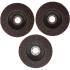 Disques Abrasifs P100 125/22 mm - 3 Pcs - Performance Élevée - Idéal pour Ponçage - Haute résistance - Beast
