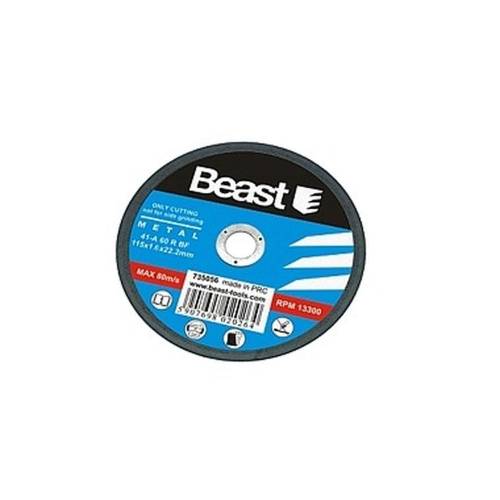Disque de Coupe 115 x 1.6 x 22.2 mm - Métal Q++ - Précision et Efficacité - Beast