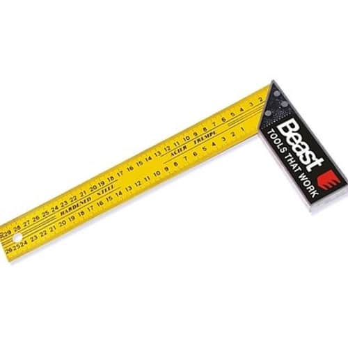 Équerre de Menuisier 400 mm - Précision et robustesse - Idéale pour Alignement - Beast