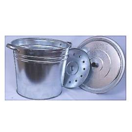 Pot d'Acier Galvanisé 15L - Dual Bottom - Robuste et durable - Qualité premium - Beast
