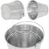Pot d'Acier Galvanisé 15L - Dual Bottom - Résistant et Durable - Beast - Beast