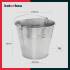 Pot d'Acier Galvanisé 15L - Dual Bottom - Résistant et Durable - Beast - Beast