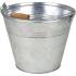 Seau en Métal Zingué 10L - Capacité 10L - Robuste et durable - Idéal pour le Stockage - Usage Professionnel - Beast
