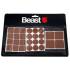 Jeu de Patins Feutre 28x - Noir - Glisse Silencieuse et Protection des Surfaces - Beast - Beast