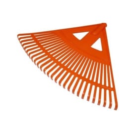 Râteau en PVC 580 mm - 27 Dents - D28 mm - Idéal pour Ramasser les Feuilles - Bricolage et artisanat - Beast