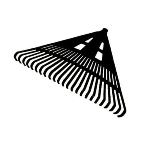 Râteau en PVC Écologique 610 mm - 24 Dents - D28 mm - Idéal pour Ramasser les Feuilles - Usage Professionnel - Beast