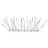 Pic Anti Pigeon 10x25 cm - Spikes 2-4-2-4 - Protection Efficace Contre les Pigeons - Qualité Professionnelle - Beast