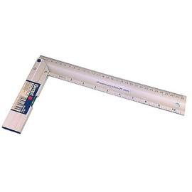 Équerre de Charpentier 300 mm - Aluminium, Précision et Robustesse - Idéale pour les Travaux de Construction - Beast