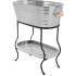 Baignoire d'Acier Galvanisé 100L Ovale - 100L - Acier Galvanisé, Résistante et Durable - Idéale pour Jardin et Bains - Beast