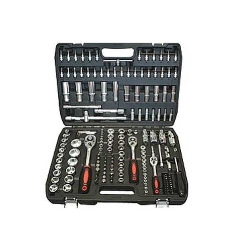 Clés à Douille 1/4'' - 3/8'' et 1/2'' - Acier au Carbone - Ensemble Complet - Outils Polyvalents pour Mécanique - Beast