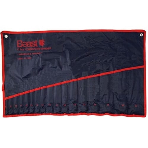 Trousse pour Set de Clés 17 Pièces - 6-32 mm, Outils Pratiques - Idéale pour Réparations - Beast