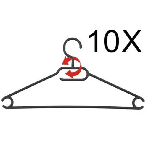 Cintres Rotatifs 410 mm - Lot de 10 - Pratiques et Ergonomiques - Beast - Beast