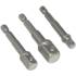 Adaptateur Set 1/2" 3/8" 1/4" Hex Shank 3x - Outils de Précision - Polyvalent et Pratique - Beast