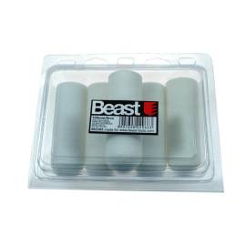 Rouleaux de Peinture 100 mm - HD-Foam - Lot de 5 - Application Facile et Finition Parfaite - Robuste et durable - Beast