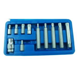 Jeu de 11 Embouts XZN M5-M12 - Spline, Acier - Précision et Durabilité - Beast