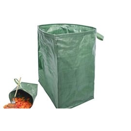 Sac de Jardin 270L D-shape 105x56x43 cm - Idéal pour Feuilles et Herbes - Pratique et Résistant - Beast