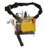 Ceinture Sacoche Porte Outils 20x20 cm - Cuir, 5 Pockets, Double Couleur - Pratique et Durable - Beast