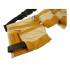 Ceinture Sacoche Porte Outils 55x20 cm - Cuir et Canvas - Pratique et Durable - Résistance et précision - Beast