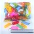 Jeu de Porte-Étiquettes 100 pcs 57x22 mm - Color Mix, Double Face - Pratique et Personnalisable - Beast