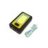 Lampe de Garage COB 4 LED Rouge - 24 COB - 2x1800mAh Li-ion USB - Éclairage Pratique et Polyvalent - Beast