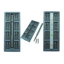 Tournevis d'Horloger 31 Pcs - S2, Précision et Alu Boîte - Outils de Précision pour Horlogers - Beast