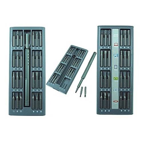 Tournevis d'Horloger 31 Pcs - S2, Précision et Alu Boîte - Outils de Précision pour Horlogers - Beast