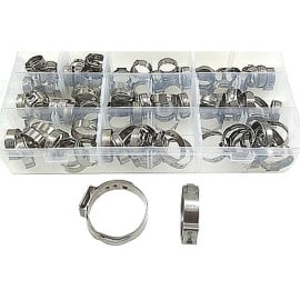 Colliers de Serrage en Acier 100x - Acier Inoxydable, Norme 12.8 - Résistance et Durabilité - Beast