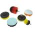 Jeu de Brosses Nylon 6x - Hex Shank - 1 3 2 - Polyvalent et Efficace - Usage Professionnel - Beast
