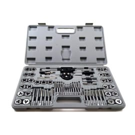 Coffret de Tarauds et Filières 60 Pcs M3-M12 - NC NF - Inch et Metric - Outils de Précision - Idéal pour Réparations et - Beast