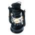 Lampe à Pétrole LED 190 mm - 15 LED - Noir Rose - Éclairage Pratique et Écologique - Haute performance - Beast