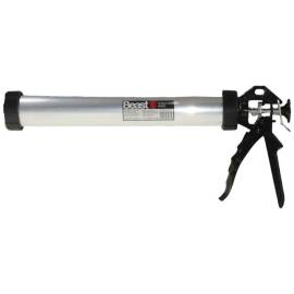 Pistolet à Mastic 600 ml - Aluminium - 380 mm - Précision et Facilité d'Application - Usage Professionnel - Beast
