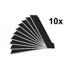 Lames de Rechange 18mm SK-5 - Lot de 10 - Acier SK-5, Précision de Coupe - Qualité supérieure - Beast