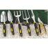 Jeu d'Outils de Jardin 6x - Aluminium - Résistants et Légers - Idéal pour le Jardinage - Robuste et précis - Beast