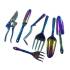 Jeu d'Outils de Jardin 7x - Aluminium Coloré - Pratique et Durable - Beast - Beast