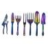 Jeu d'Outils de Jardin 7x - Aluminium Coloré - Pratique et Durable - Beast - Beast